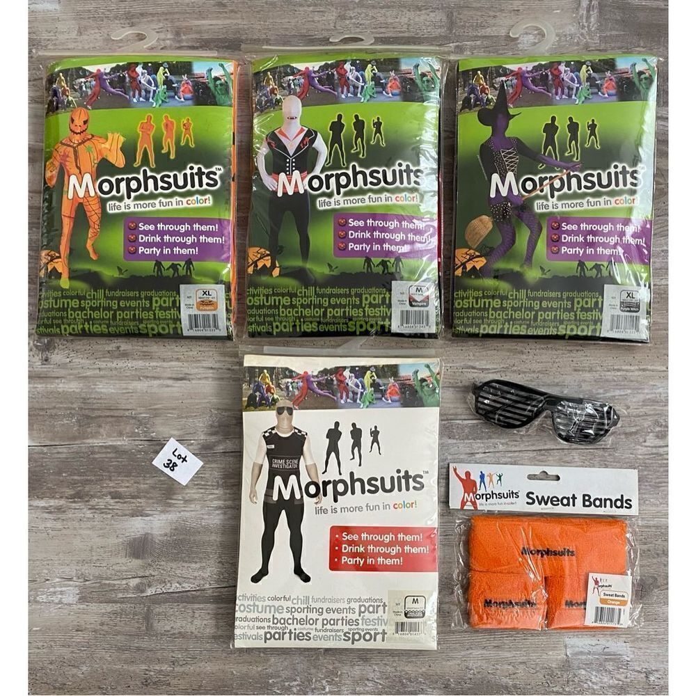 Set of 4 Morphsuits Halloween Costumes Lot 38